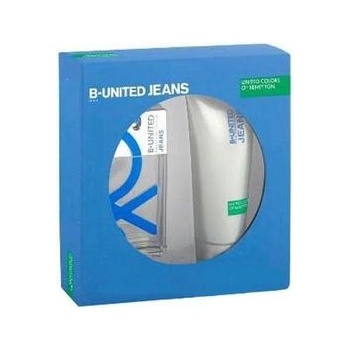 Benetton B. United Jeans for Men EDT Spray 100ml + Shower Gel 200ml за мъже