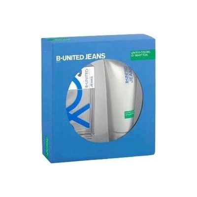 Benetton B. United Jeans for Men EDT Spray 100ml + Shower Gel 200ml за мъже
