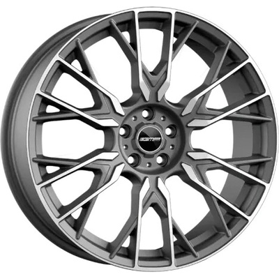 GMP FENDER 10.5X21 5X112 ET43 graphite polished