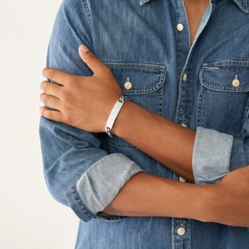 Fossil Мъжка гривна Fossil JF04155040 (JF04155040)