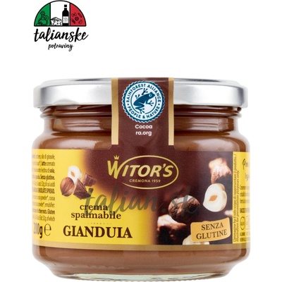 Witors Čokoládovo orieškový krém Gianduia 200 g