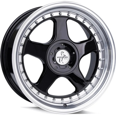 Keskin KT1 10x18 5x100 + 112 ET25 black polished