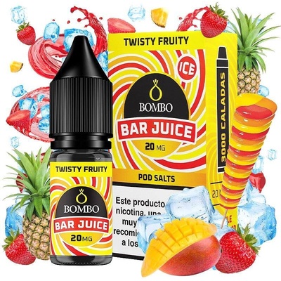 Bombo Bar Twisty Fruity Nic Salts 10ml 10mg