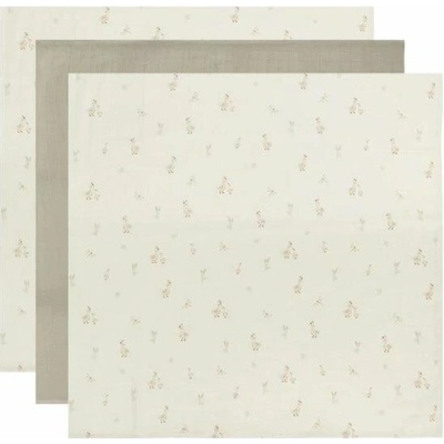 BÉBÉ-JOU Mušelínová plenka 70x70 cm set 3ks Dear Goose