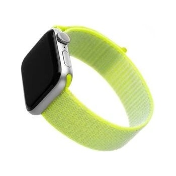 FIXED Nylon Strap na Apple Watch 38 mm/40 mm limetkový FIXNST-436-LI