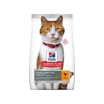 Hill's Hills Science Plan Sterilised Young Adult Chicken За кастрирани котки с пиле 1, 5кг