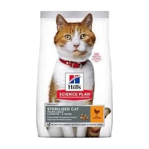 Hill's Hills Science Plan Sterilised Young Adult Chicken За кастрирани котки с пиле 1, 5кг