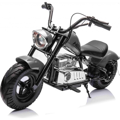 mamido Dětská elektrická motorka Chopper Warrior 36V šedá