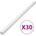 vidaXL Кабелен канал 33x33 мм 30 м PVC (155931)