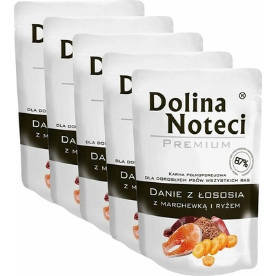 Dolina Noteci Premium Salmon Stew with Carrot and Brown Rice 5 x 300 g