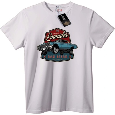 NOONEBRAND Тениска Lowrider Сан Диего - M, White