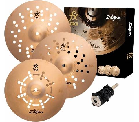 Zildjian 14" FX Stack Pair w/Mount