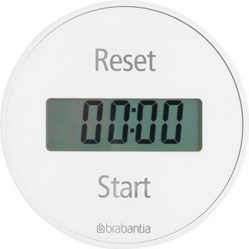 Brabantia Кухненски таймер Brabantia 107787, Дигитален дисплей, Магнит, Хронометър, Бял (107787)
