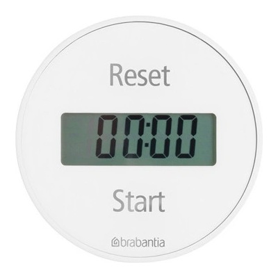 Brabantia Кухненски таймер Brabantia 107787, Дигитален дисплей, Магнит, Хронометър, Бял (107787)