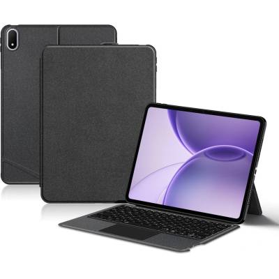 OPPO За Oppo Pad 6 Калъф с клавиатура - Bluetooth, подсветка и тракпад