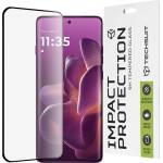 Techsuit Протектор за Motorola Edge 60 Pro - Techsuit - 111D пълно покритие / пълно залепено стъкло / 3D извит екран - Черен
