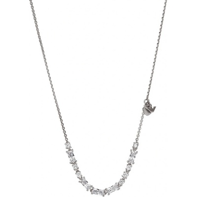 Emporio Armani Blyštivý stříbrný náhrdelník EG3604040