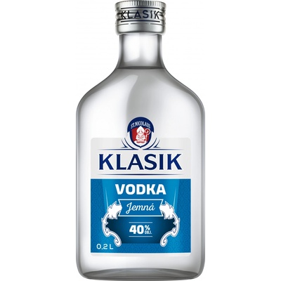 Nicolaus KLASIK Vodka Jemná 40% 0,2 l (čistá fľaša)