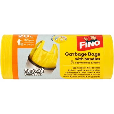 Fino Vrecia zaväzovacie Color 20l 7 µm 30 ks žlté