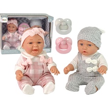 LEAN Toys Baby Dolls Dvojčata Kluk Holčička 30 cm