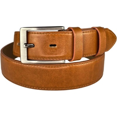 Penny Belts pánský kožený opasek 35-020-4-42 světle hnědý