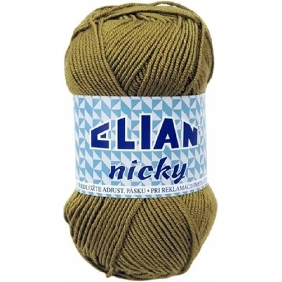 Pletací příze Elian Nicky 1552 - zelená