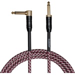 Cascha Professional Line Guitar Cable Tweed Red 3 m Директен - Ъглов Инструментален кабел (CCP-G2ARD3)