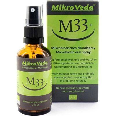 Mikroveda M33+ ústny sprej BIO mäta 50 ml