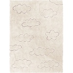 Lorena Canals Кремав ръчно изработен памучен детски килим подходящ за пране 140x200 cm Clouds - Lorena Canals (C-RUC-CLO-M)
