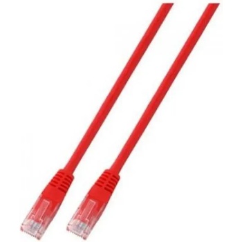 Пач корда категория 6 rj45, неекранирана u/utp, pvc, cca, червен, 2м (k8100rt.2)