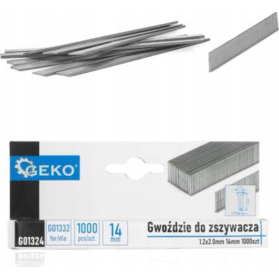 Geko KLINCE DO ZOŠÍVAČKY 1,2 X 2,0MM 14MM 1000 KS