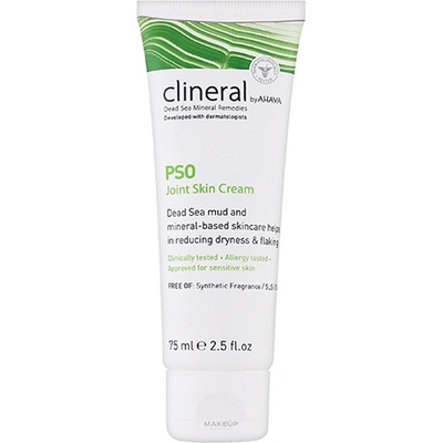 Ahava Clineral PSO Joint Skin Cream подхранващ крем за тяло за суха или много суха кожа за жени 75 мл