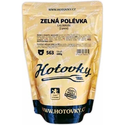 Hotovky 563 Zelná polévka s klobásou 680 g