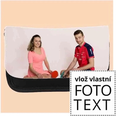 Bezvadný dárek Kosmetická taška černá 22x14 cm, s potiskem, s fotografií