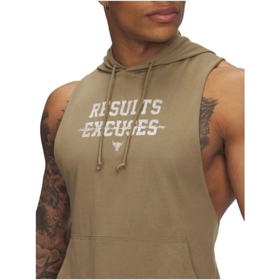 Under Armour Men's Sweatshirt Pjt Rck Wire SL HD - Brown Кафяв, M