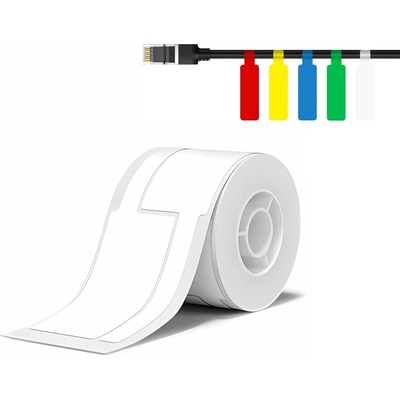 Niimbot štítky na kabely T 25x38mm + 38/2L 200ks Bílé pro pro B1, B21_Pro, B21S, B3S, B31, B4