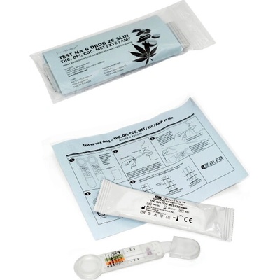 IVD Biotech Multi drogový test zo slín na 6 drog AMP, COC, MET, OPI, THC, XTC 1 ks