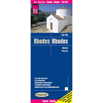 Rhodos 1:80.000 mapa RKH