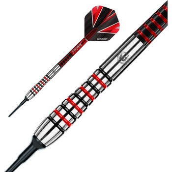 Sada soft šipek Winmau Dennis Priestley 18g, 90% wolfram