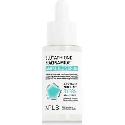 APLB Glutathione Niacinamide Ampoule Serum серум в ампули за изсветляване и хидратиране на лицето 40 ml унисекс
