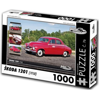 Image 1 of Retro cars - Puzzle Skoda 1201 (1958) - 1 000 piese