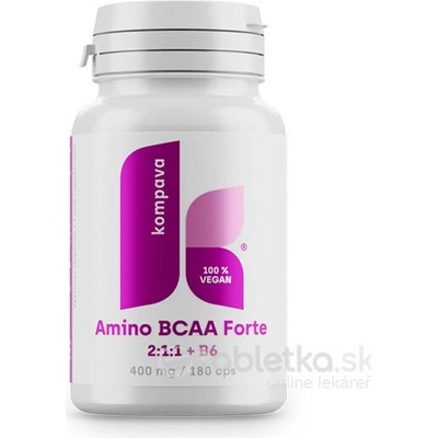 Kompava Amino Bcaa Forte + B6 180 kapsúl