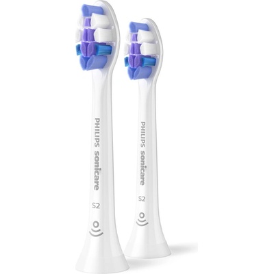 Philips Глава за четка S2 Sensitive Philips Sonicare HX6052/87, бяла, 2 бр (S2 Sensitive)