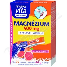 MaxiVita Magnézium 400 mg + B komplex + vitamin C 32 g