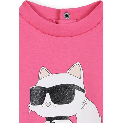 Karl Lagerfeld Детска памучна рокля Karl Lagerfeld (Z30657.86.108)