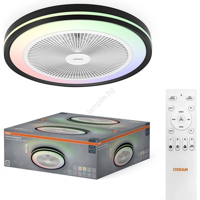 OSRAM - LED RGB димируемо осветително тяло с вентилатор MURLAN LED/26W/230V 3000-6500K + дистанционно управление (P228184)