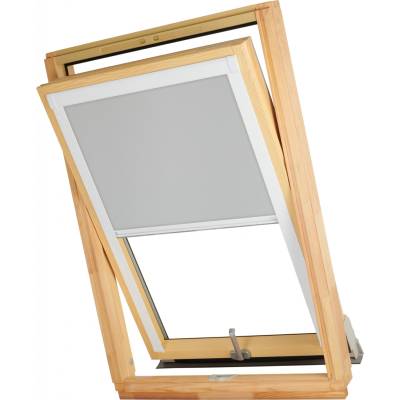 Dekodum Termoizolační roleta na střešní okno FAKRO 55x78 cm Grey Silver