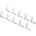 Traxxas Body clip (mounting clip), angled, 90-degrees (10), TRX3935 (TRX3935)