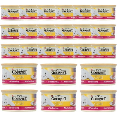 Gourmet Gold hovädzie 24 x 85 g
