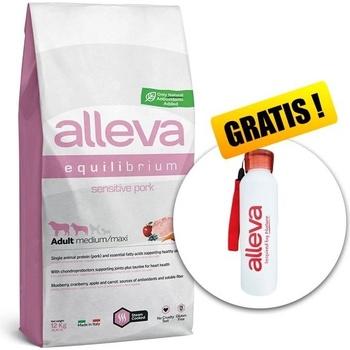 Alleva Equilibrium Sensitive Adult Medium / Maxi pork 12 kg